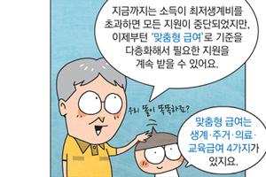 국민기초생활보장제도, 맞춤형 복지급여체계로 전면 개편됩니다. 새 창으로 열립니다.