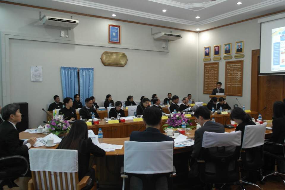 미얀마 법령정보 시스템 구축사업 보고회 사진